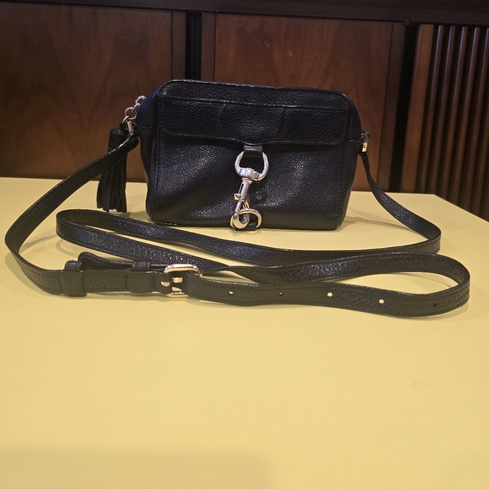 Rebecca Minkoff Dark Blue Leather Crossbody Bag